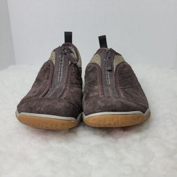 Merrell Lorelei Shoes Women's Size 8. Suede Front Zip Up Espresso J68748 Great - Picture 9 of 11
